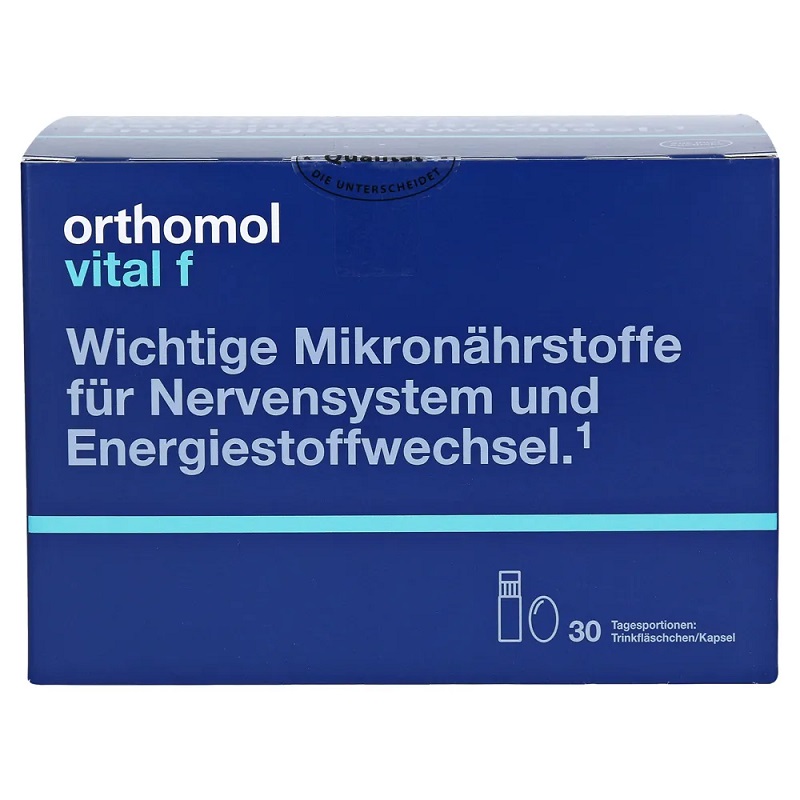 Изображение товара Orthomol Vital F - мультивитаминный комплекс для женщин, 30 шт