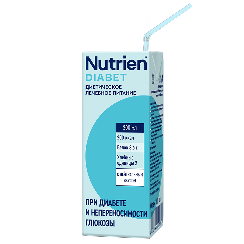 Изображение товара Нутриэн Диабет диетическое лечебное питание 200 мл для поддержки уровня сахара
