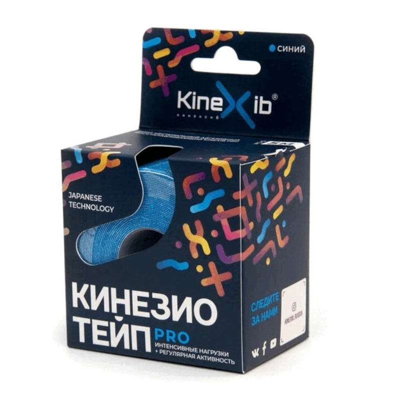 Изображение товара Кинезио тейп KineXib Pro с усиленной фиксацией 5 м х 5 см