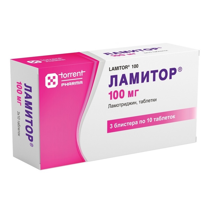 Изображение товара Ламитор 100 мг таблетки 30 шт