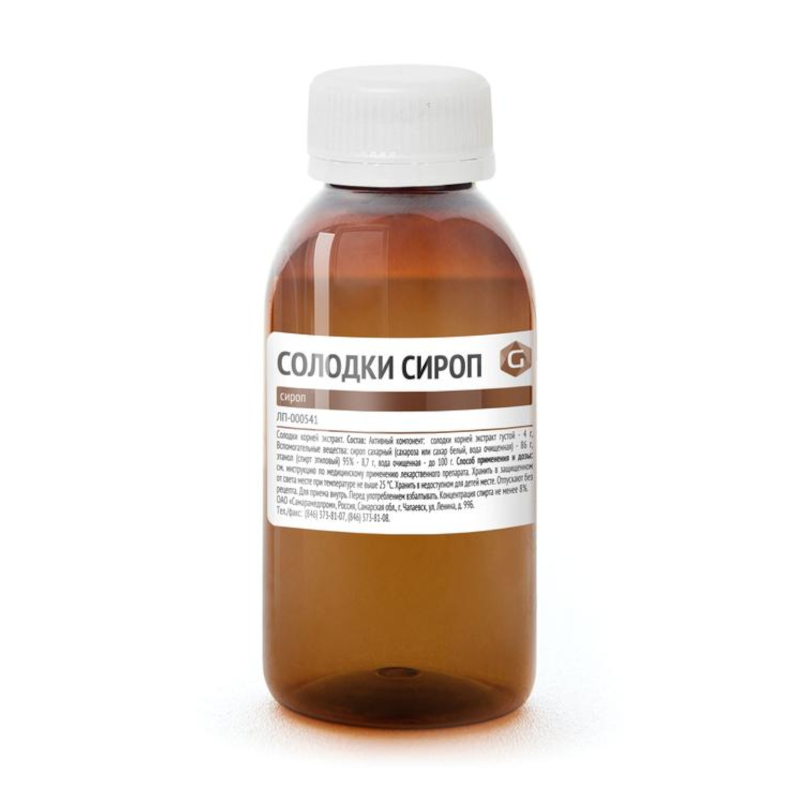 

Солодки сироп 100 г