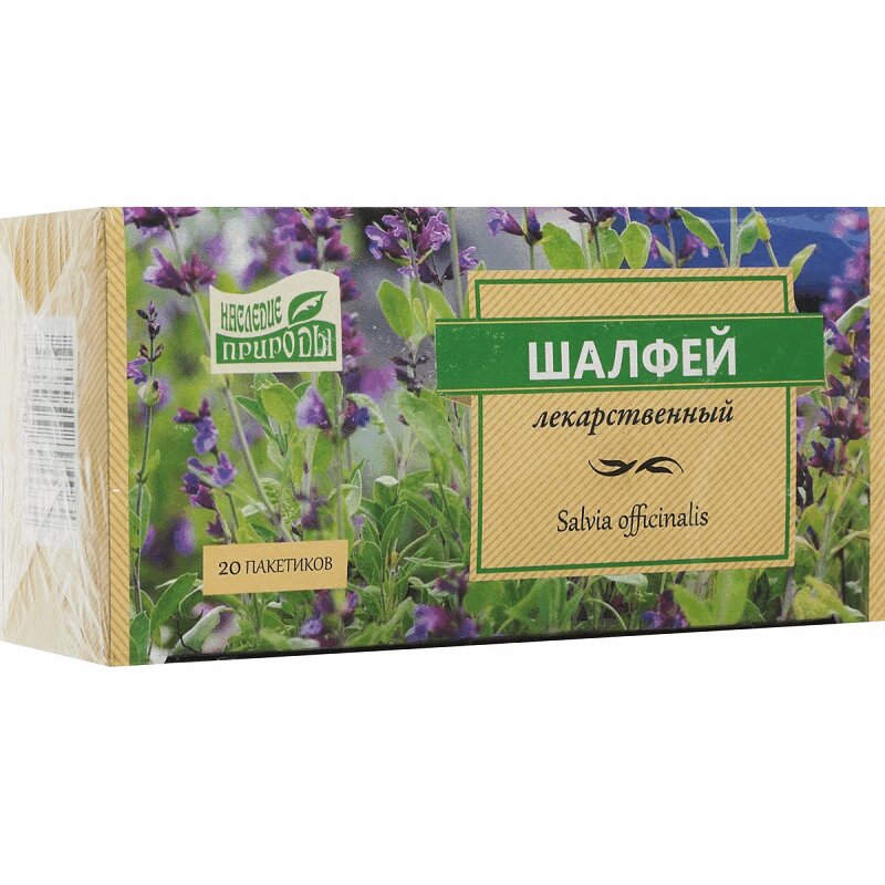 

Наследие Природы Шалфей лекарственный фиточай фильтр-пакеты 1,5 г 20 шт