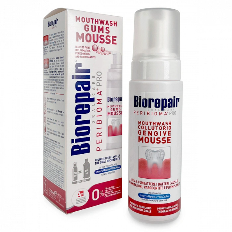 

BioRepair Перибиома Мусс для полости рта 200 мл 1 шт