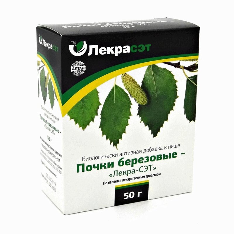

Березовые почки-Лекра-Сэт 50 г 1 шт