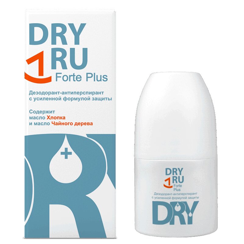Изображение товара DRY RU Forte Plus Дезодорант-антиперспирант с усиленной формулой защиты 50 мл