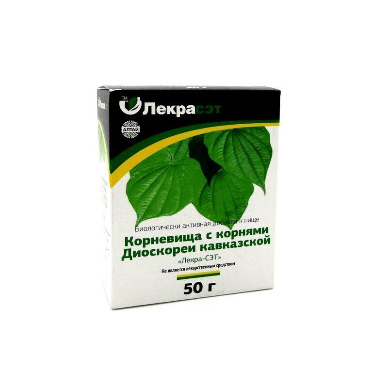 

Диоскореи кавказской корневища и корни 50 г