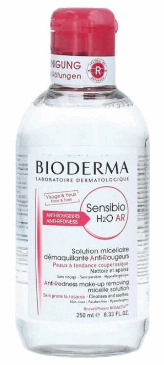 Bioderma Сенсибио Н2О AR Вода мицеллярная фл.250 мл набор вода мицеллярная 50% скидка на второй н2о sensibio bioderma биодерма 500мл 2шт