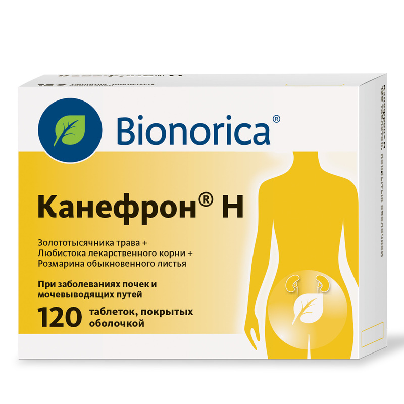Изображение товара Канефрон Н таблетки 120 шт натуральное средство для мочевыводящей системы