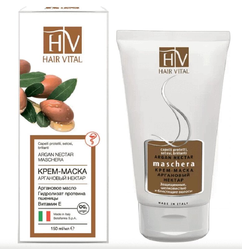 

Hair Vital Крем-маска для волос Аргановый нектар 150 мл
