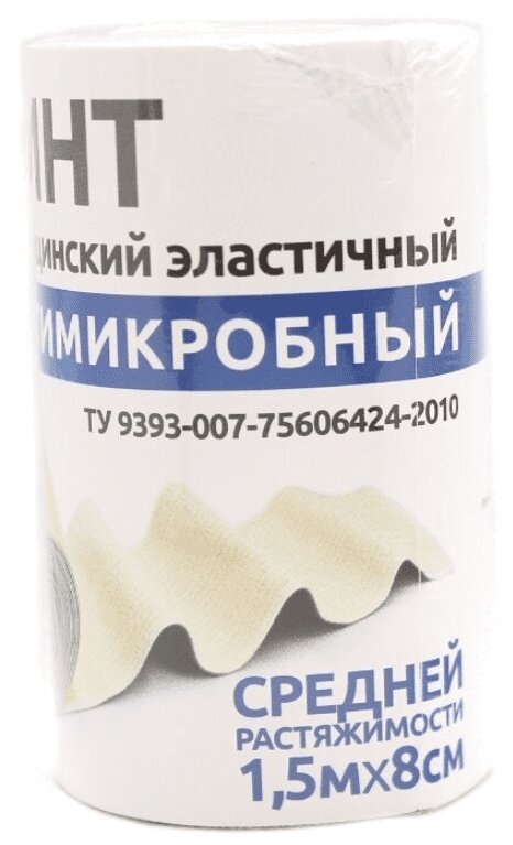 

Леонарда Бинт мед.эласт.ленточный перфорированный средней растяжимости 8 см х 1,5 м