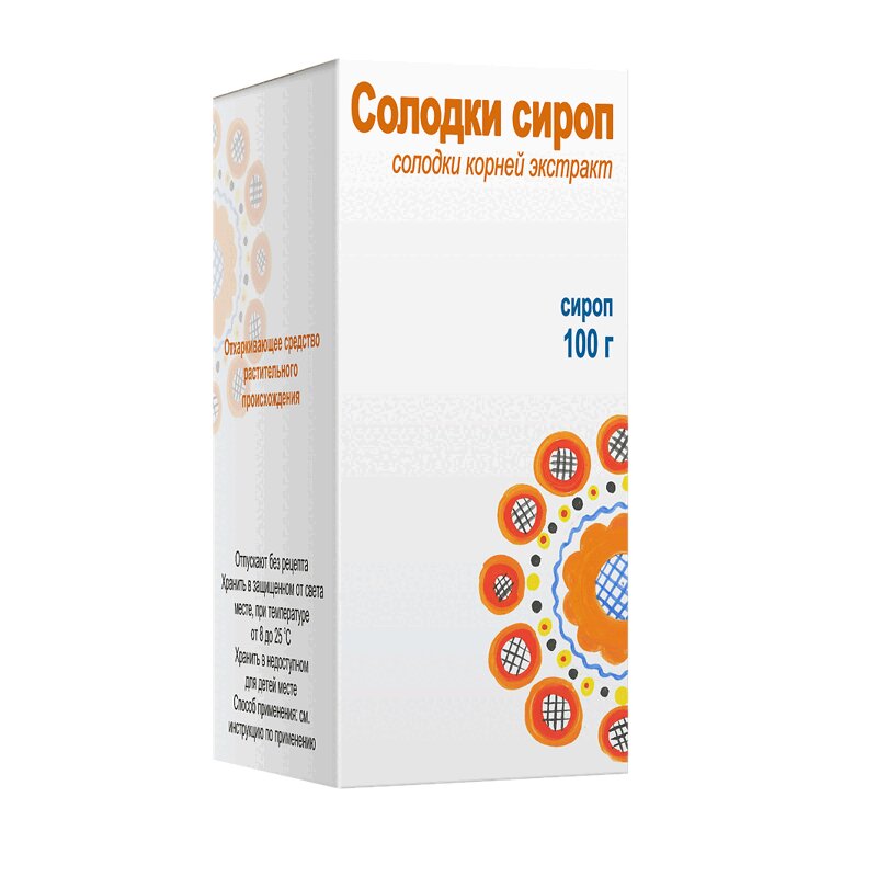 

Солодки сироп 100 г