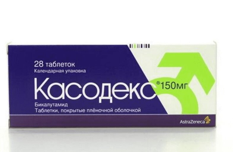 Изображение товара Касодекс 150 мг таблетки для лечения рака предстательной железы, 28 шт