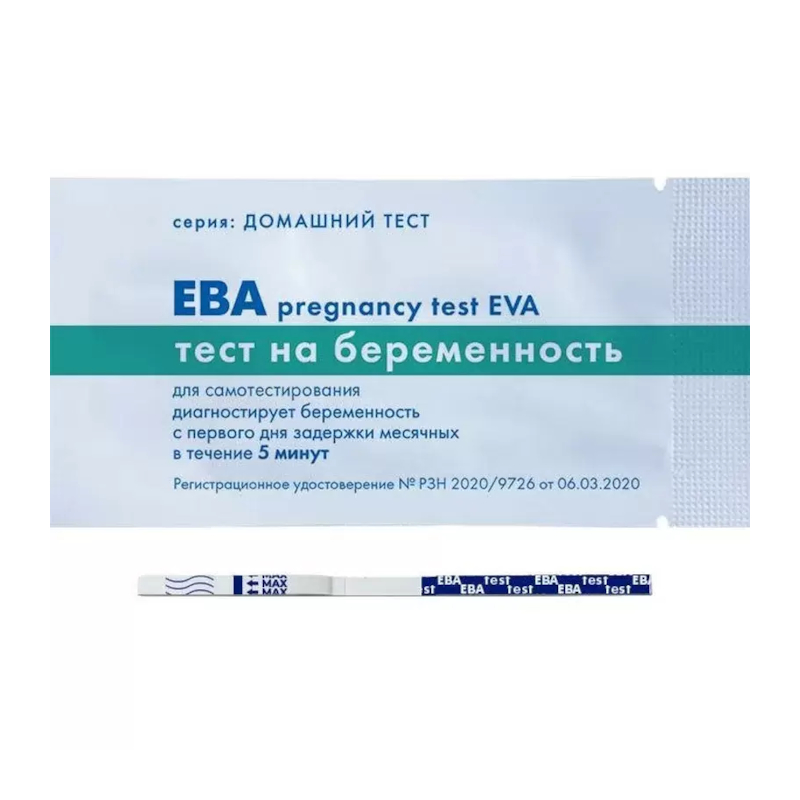 

Ева Тест на беременность тест-полоска 1 шт
