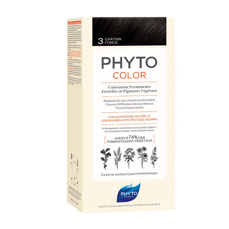 

Phytosolba Фитоколор Крем-краска для волос тон 3 Темный шатен