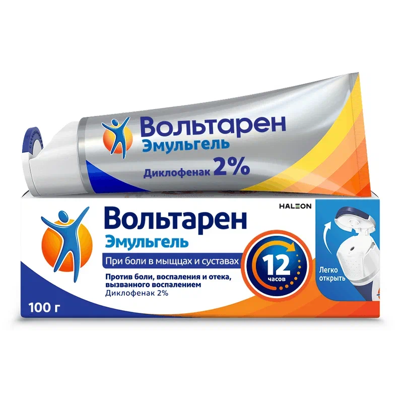 Изображение товара Вольтарен Эмульгель 2% гель для наружного применения 100 г