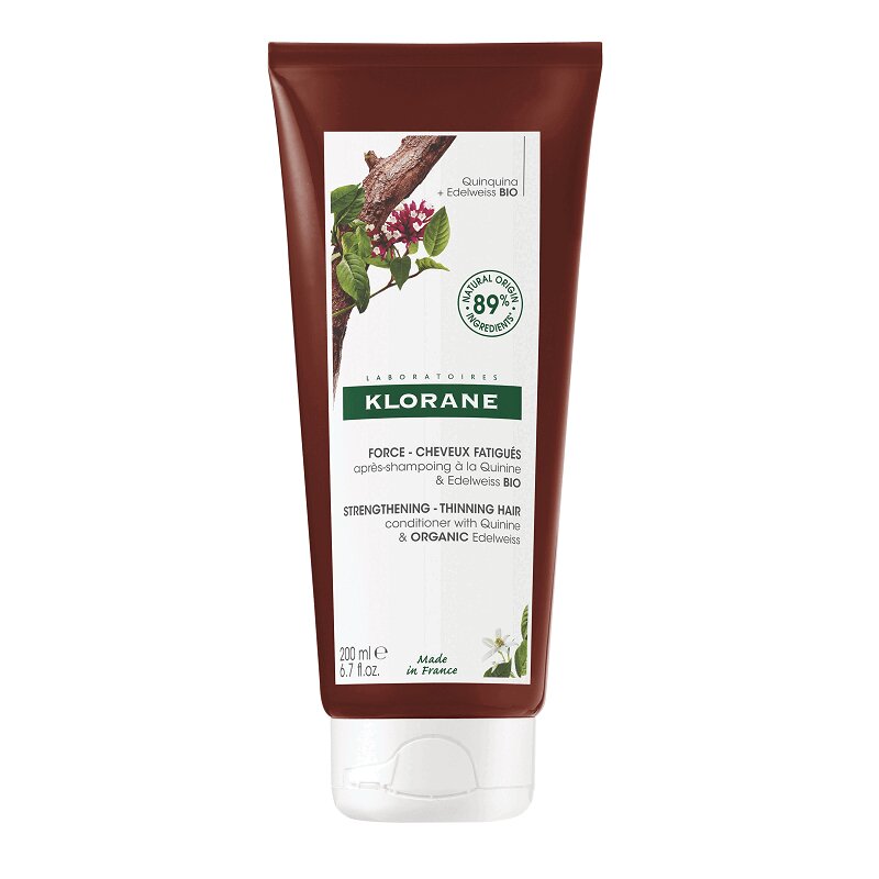 Изображение товара Кондиционер с экстрактами хинина и эдельвейса Klorane 200 мл уход для укрепления и красоты волос