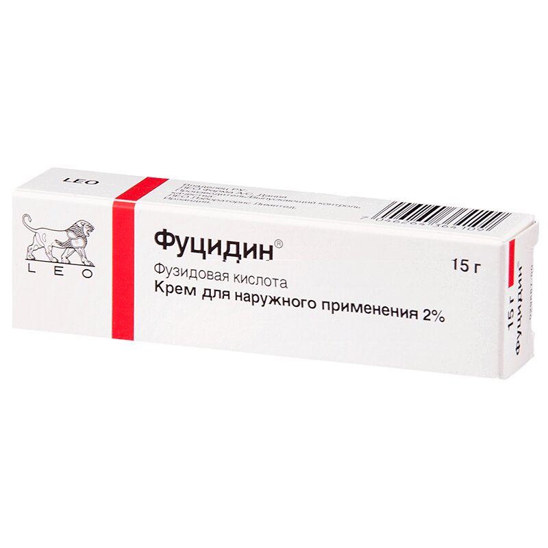Изображение товара Фуцидин 2% крем для наружного применения 15 г