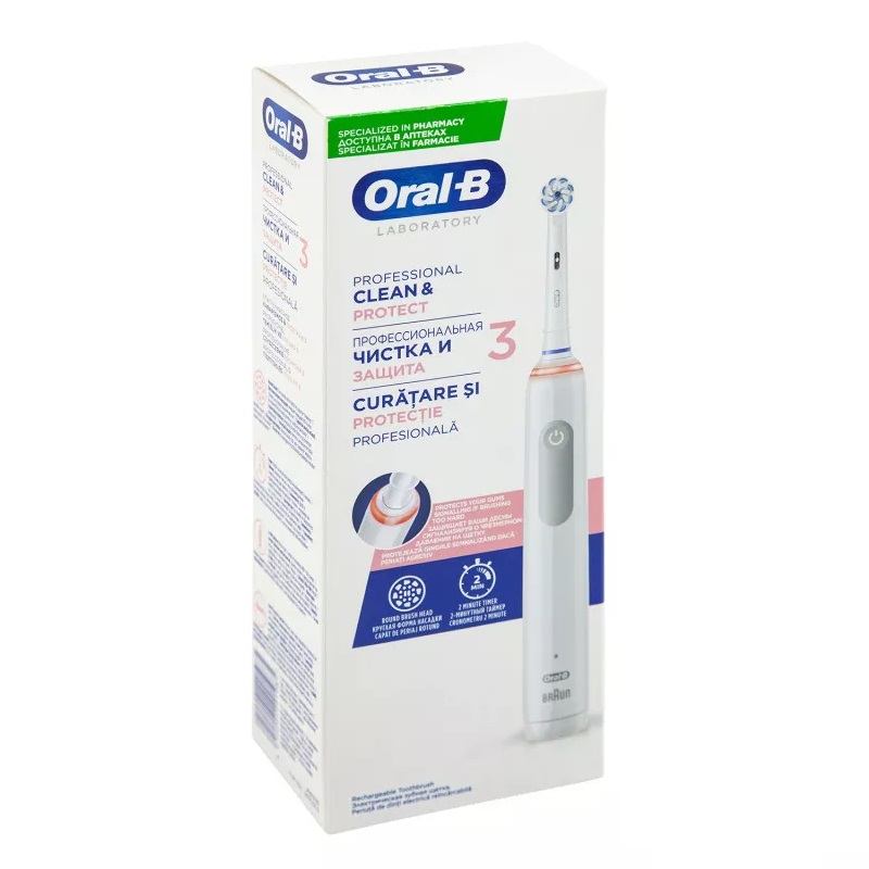 Изображение товара Электрическая зубная щетка Oral-B PRO 3 с 3D-технологией и насадками для чувствительных зубов