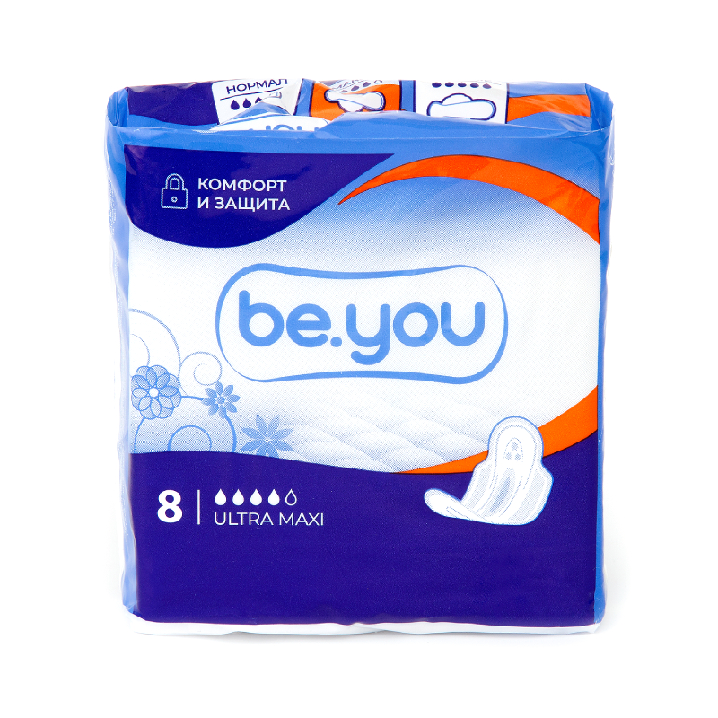 

Be You Ultra Maxi Прокладки гигиенические 8 шт