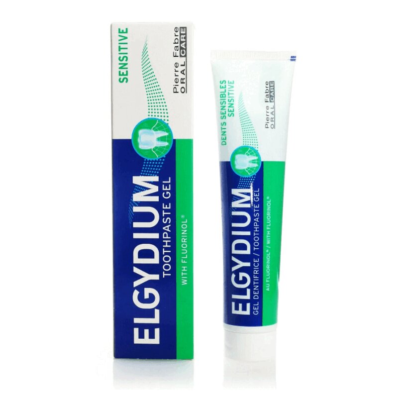 Эльгидиум Сенситив Зубная паста-гель с флуоринолом 75 мл зубная паста dentaid vitis anticaries 100 мл