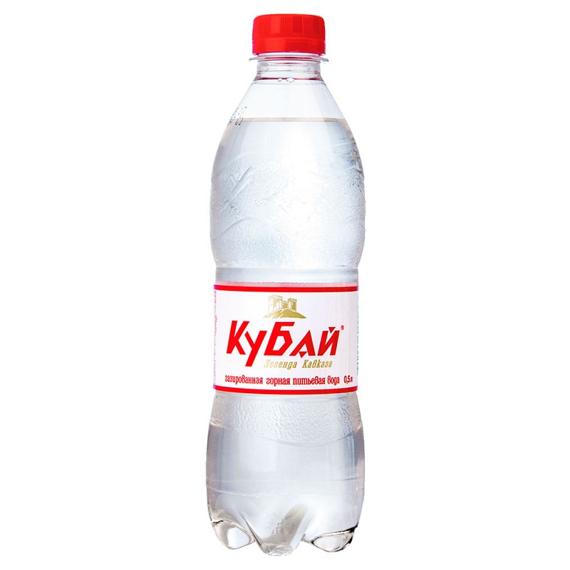 

Кубай Вода питьевая газир.0,5 №1 пластик
