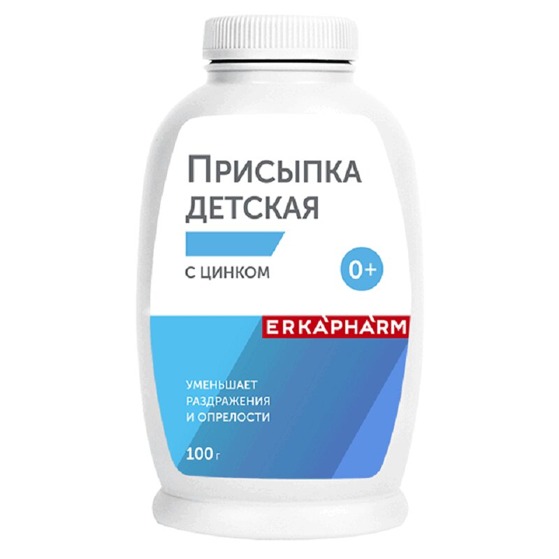 Изображение товара Эркафарм Присыпка детская с цинком 100 г