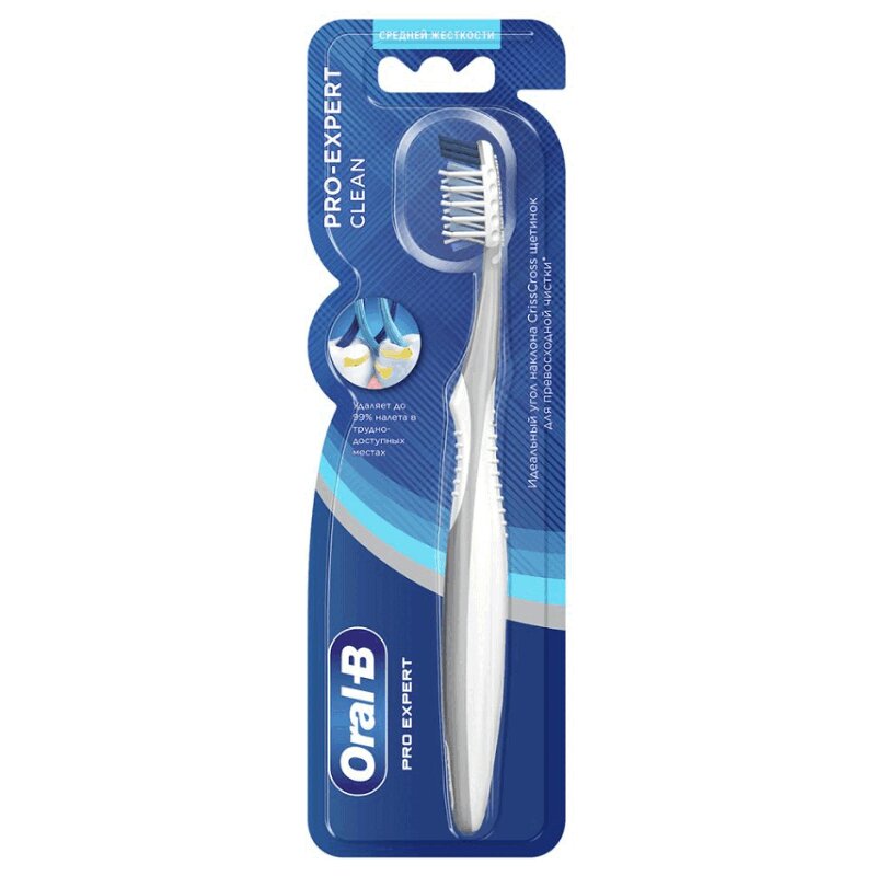 

Oral-B PRO-Expert clean Зубная щетка средняя 1 шт