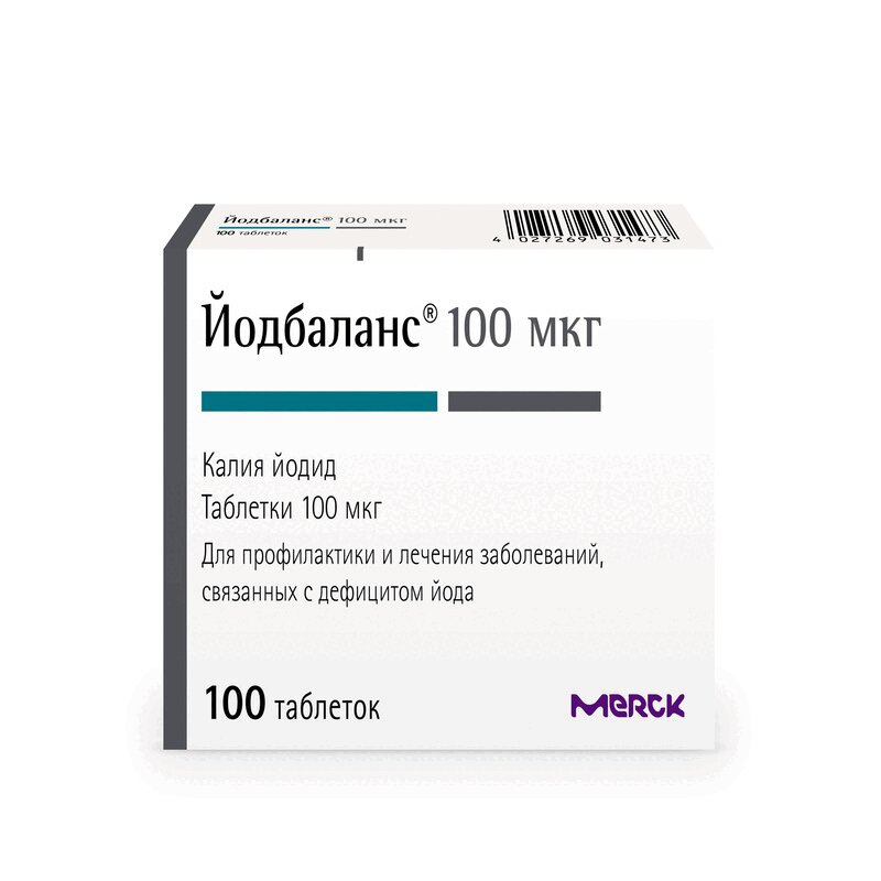 Изображение товара Йодбаланс 100 мкг таблетки 100 шт