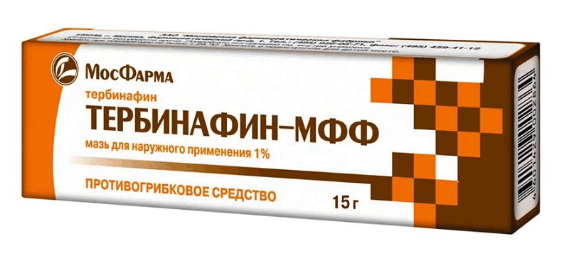 Тербинафин-МФФ крем для наружного применения 1% туба 15 г 1 шт нафтифин тева крем д наружн прим 1% туб 30г 1