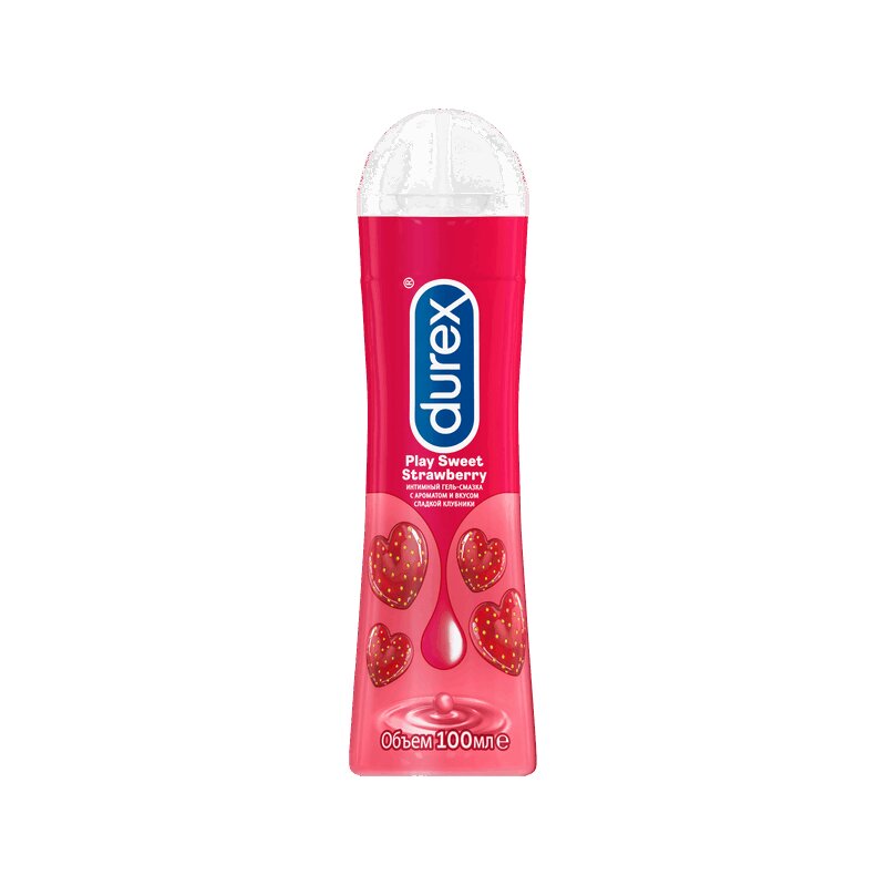 

Durex Play Sweet Strawberry Гель-смазка с ароматом и вкусом сладкой клубники 100 мл