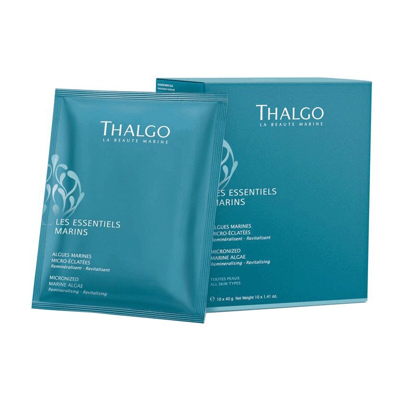 Изображение товара Морские микронизированные водоросли Thalgo для ванны и обертываний 40 г, 10 шт