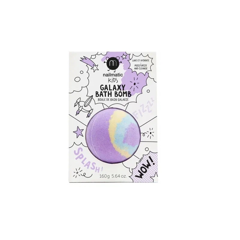 

Nailmatic Бомбочка для ванны Пульсар (пурпурный, желтый, голубой) 160 г