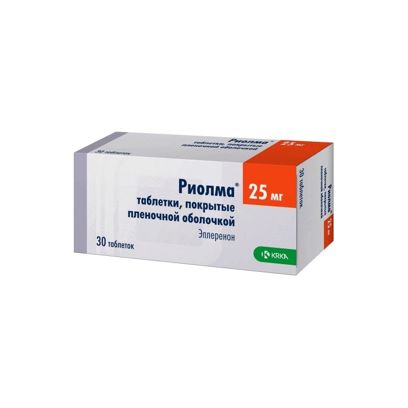 Изображение товара Риолма 25 мг таблетки для сердечно-сосудистой терапии, 30 шт