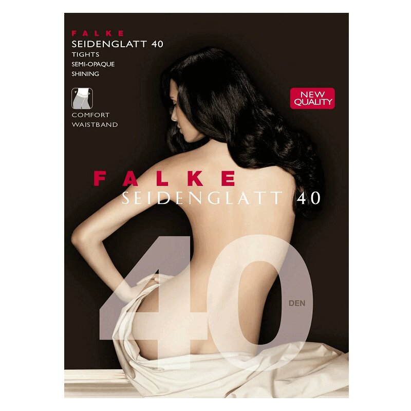Изображение товара Колготки FALKE 40 den с гигиенической ластовицей и ровной структурой черные