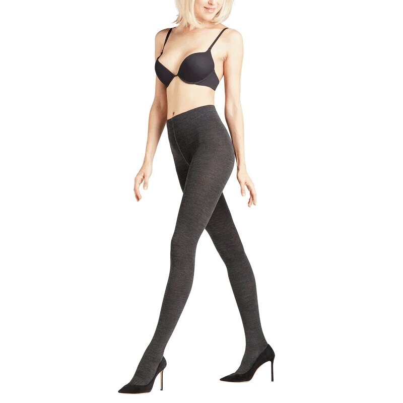 Изображение товара Фальке Софтмерино Колготки р-р 2 темно-серый для холодной погоды