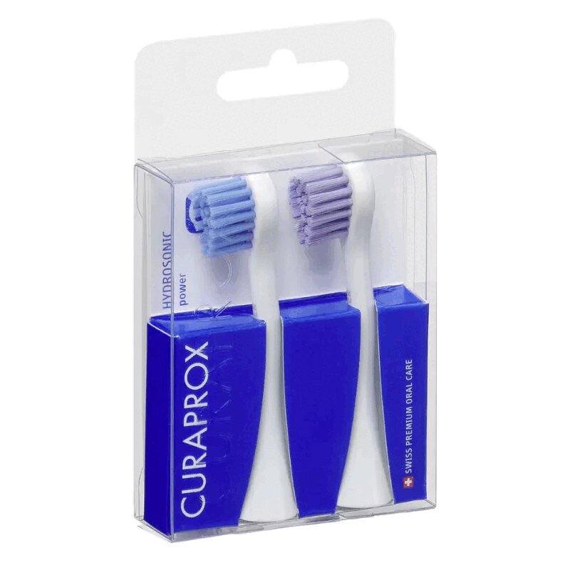 Curaprox CHS Набор насадок Про Пауэр 2 шт curaprox набор зубных щеток ultrasoft бирюзовый голубой малиновый
