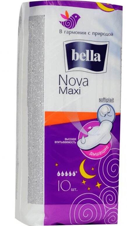

Bella Нова макси Прокладки 10 шт