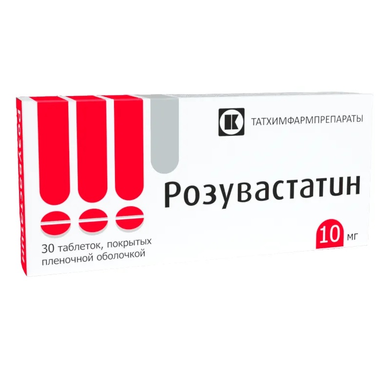 Изображение товара Розувастатин 10 мг таблетки 30 шт