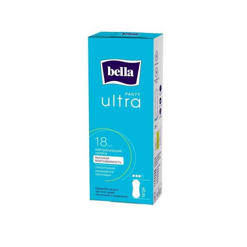 Изображение товара Bella Panty Ultra Large Прокладки ежедневные ультратотонкие 18 шт