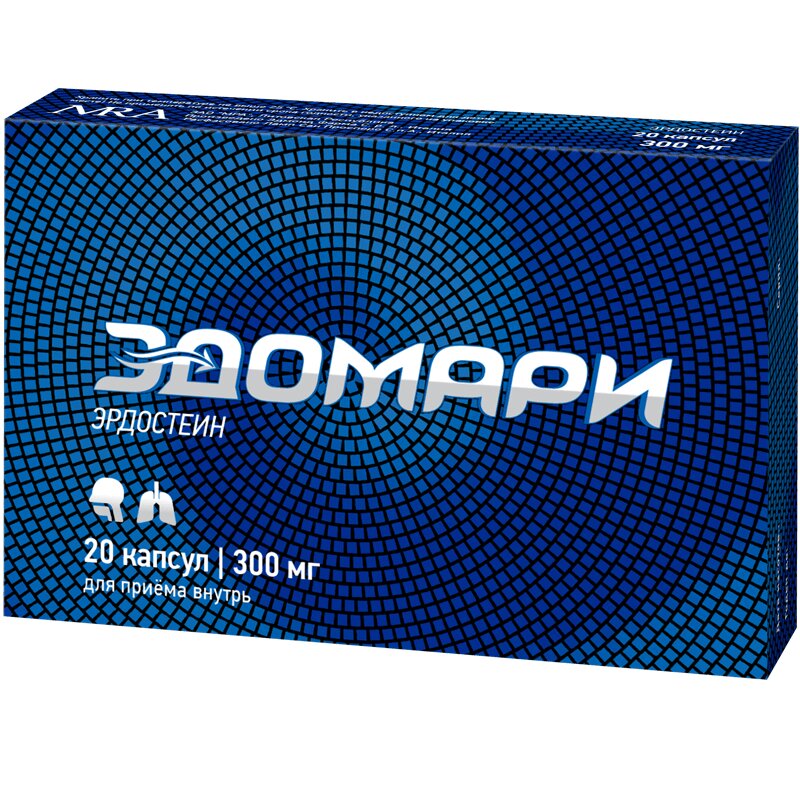 

Эдомари 300 мг капсулы 20 шт