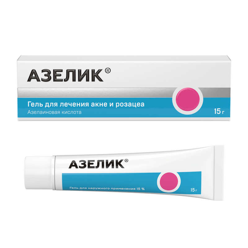 

Азелик 15% гель для наружного применения 15 г
