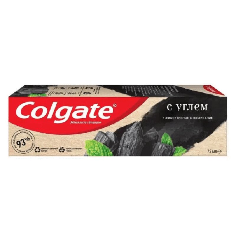

Зубная паста Colgate Эффективное отбеливание с углем 75 мл