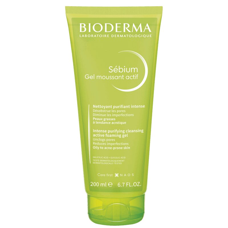 

Bioderma Sebium Гель Актив для умывания для жирной кожи склонной к акне 200 мл