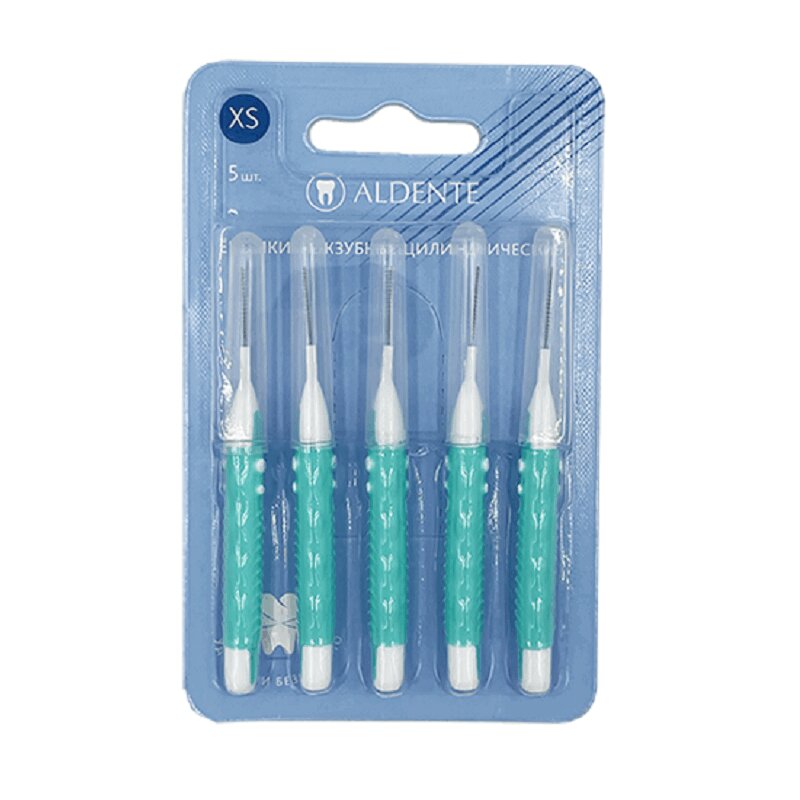

Aldente Ершики межзубные размер XS 5 шт