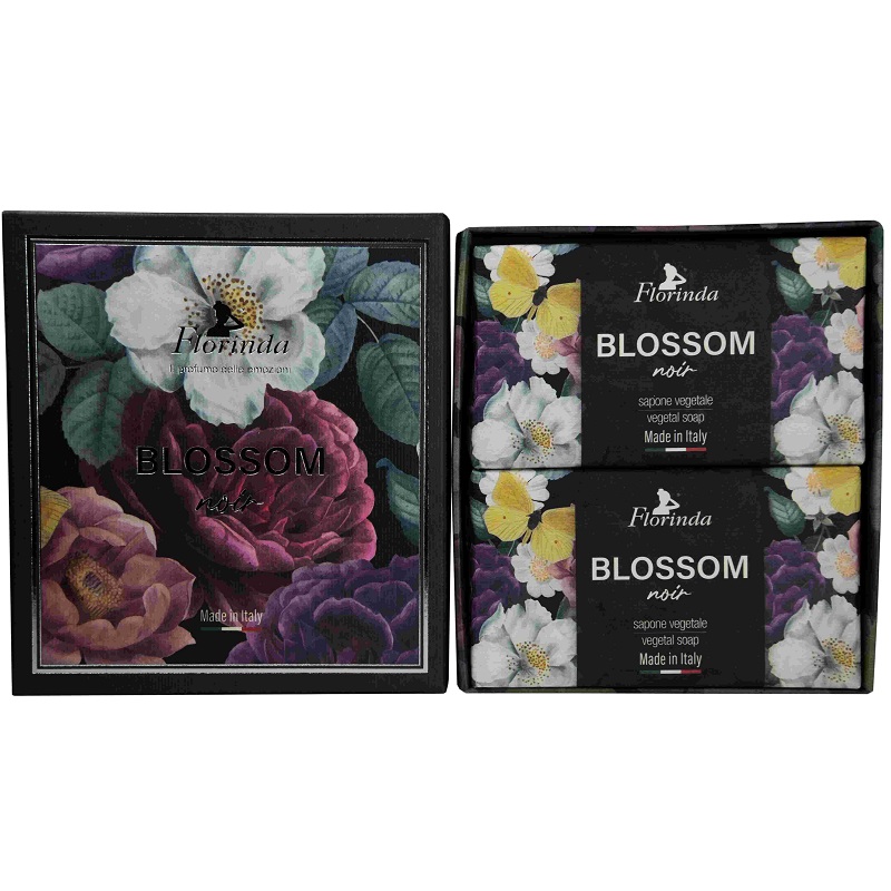 Изображение товара Флоринда Твердые мыла Черные цветы, 200 г, 2 шт, Италия