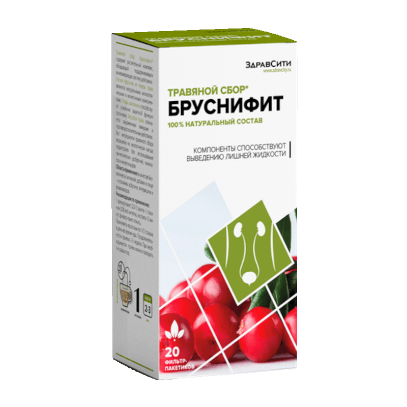 

Здравсити Бруснифит сбор фильтр-пакеты.2 г 20 шт