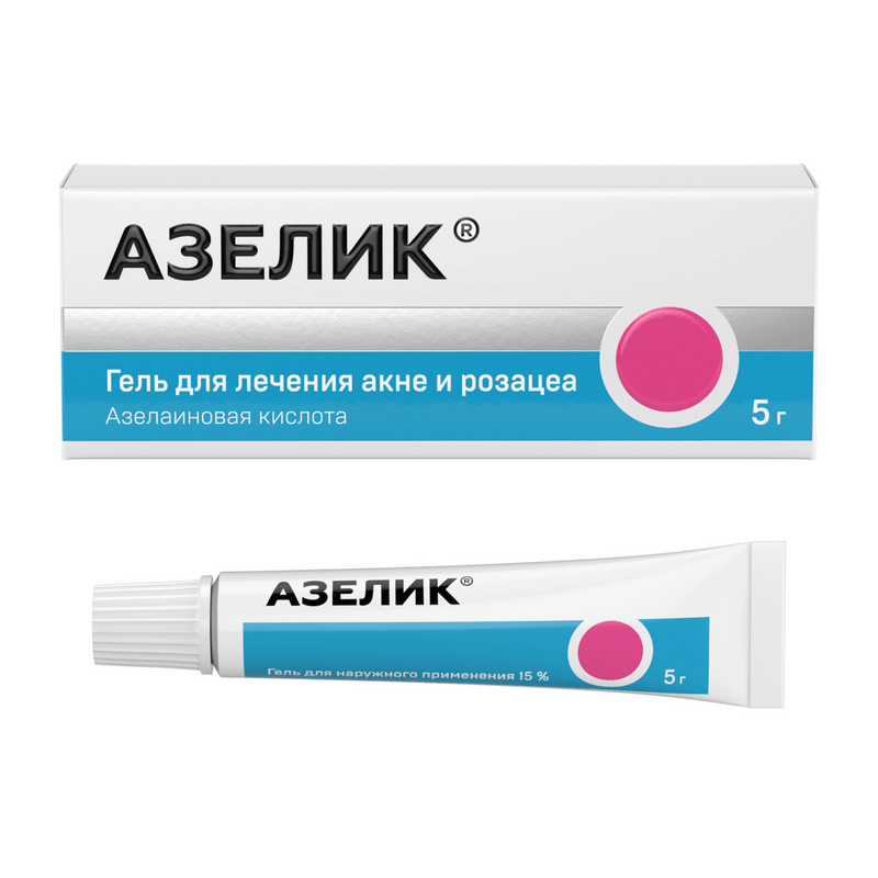 

Азелик 15% гель для наружного применения 5 г
