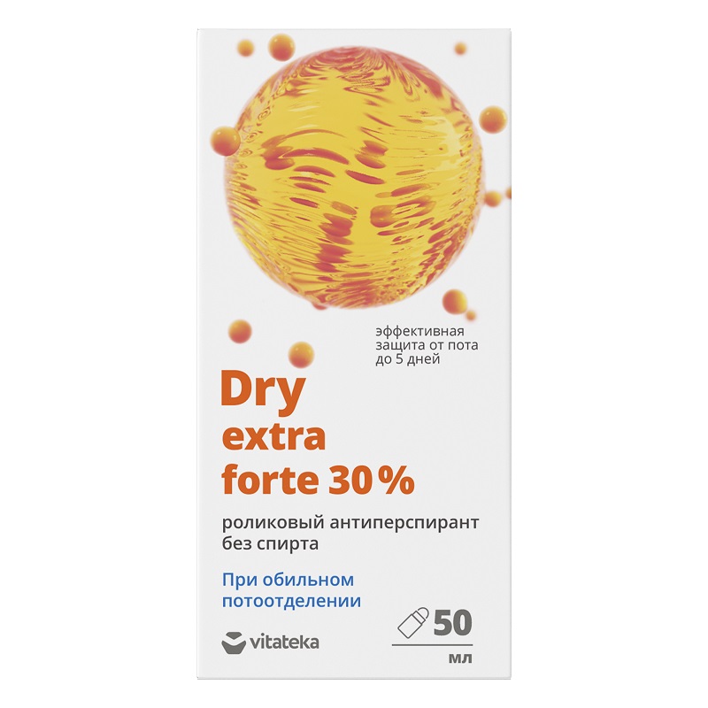 

Vitateka Дезодорант роликовый без спирта при обильном потоотделении 50 мл