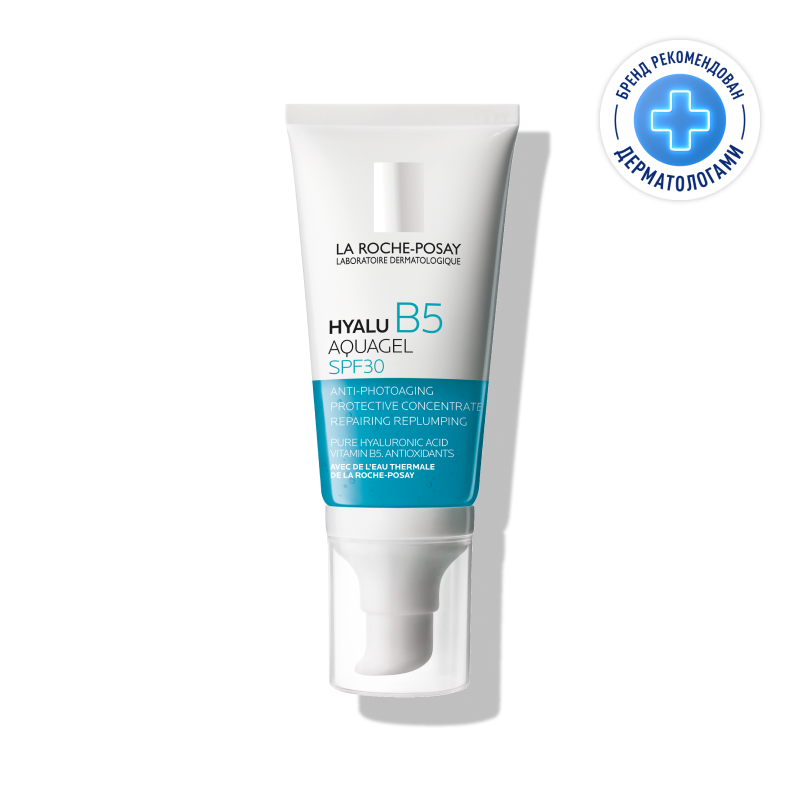 La Roche-Posay Гиалу В5 Аквагель SPF30 50 мл гель geltek спортивный солнцезащитный spf30 men 50 мл