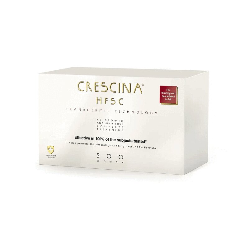 Изображение товара Кресцина Трансдермик 500 Комплекс для женщин ампулы 20 шт для роста и против выпадения волос